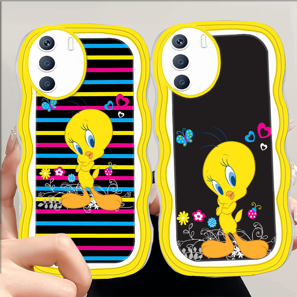 C-26 Tweety Casing untuk Tecno Camon 40 POP 8 9 Pro TPU Case