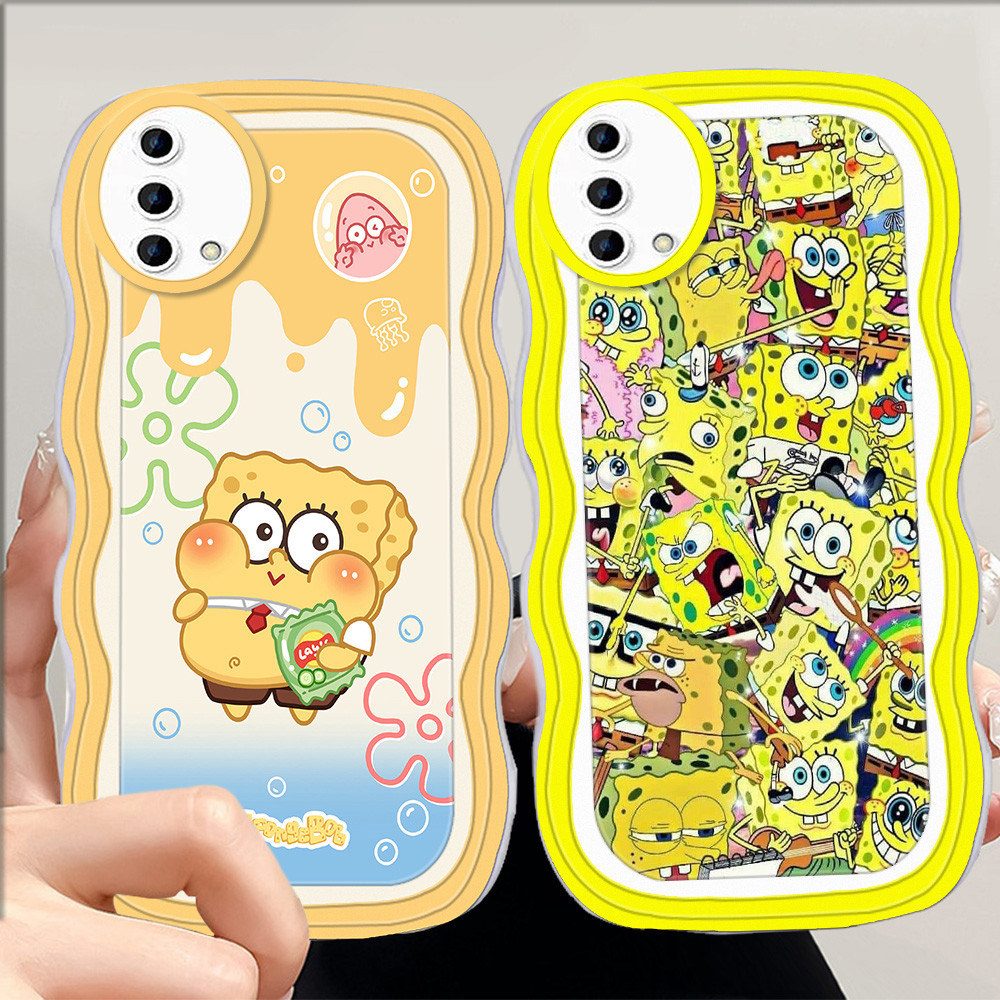 C-46 Spongebob Casing untuk OPPO A52 A95 A94 F19 Pro A72 A74 F19S A92 5G TPU Case