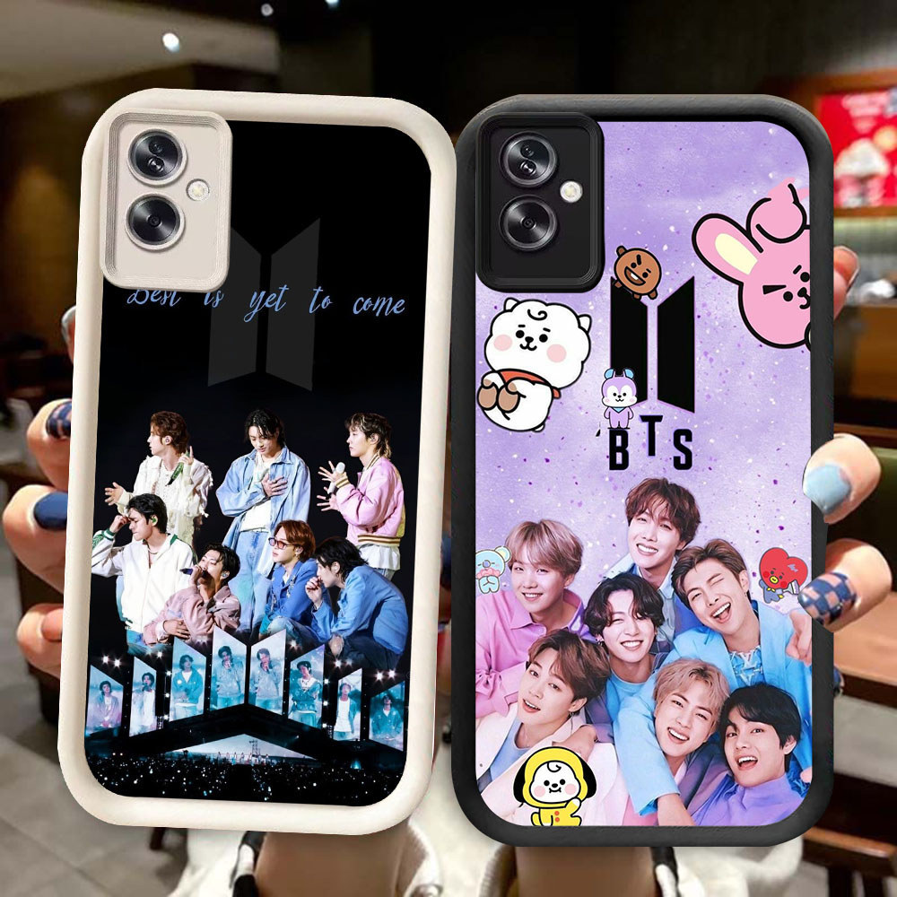 TS-44 BTS ARMY Shockproof Casing untuk OPPO A79 A3 A3X A5 Realmeo C31 C35 Narz 50A Prime Pro