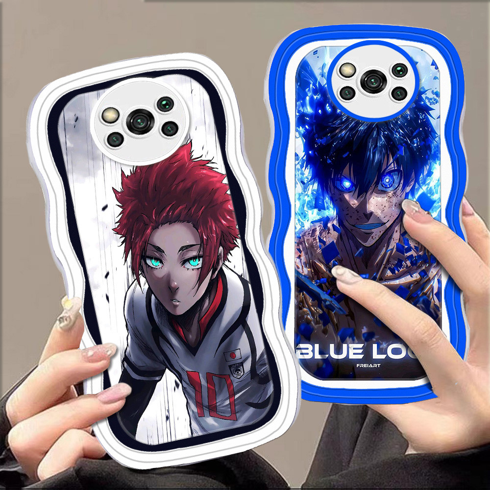 C-1 Blue Lock Casing untuk Xiaomi POCO X3 GT NFC Pro TPU Case