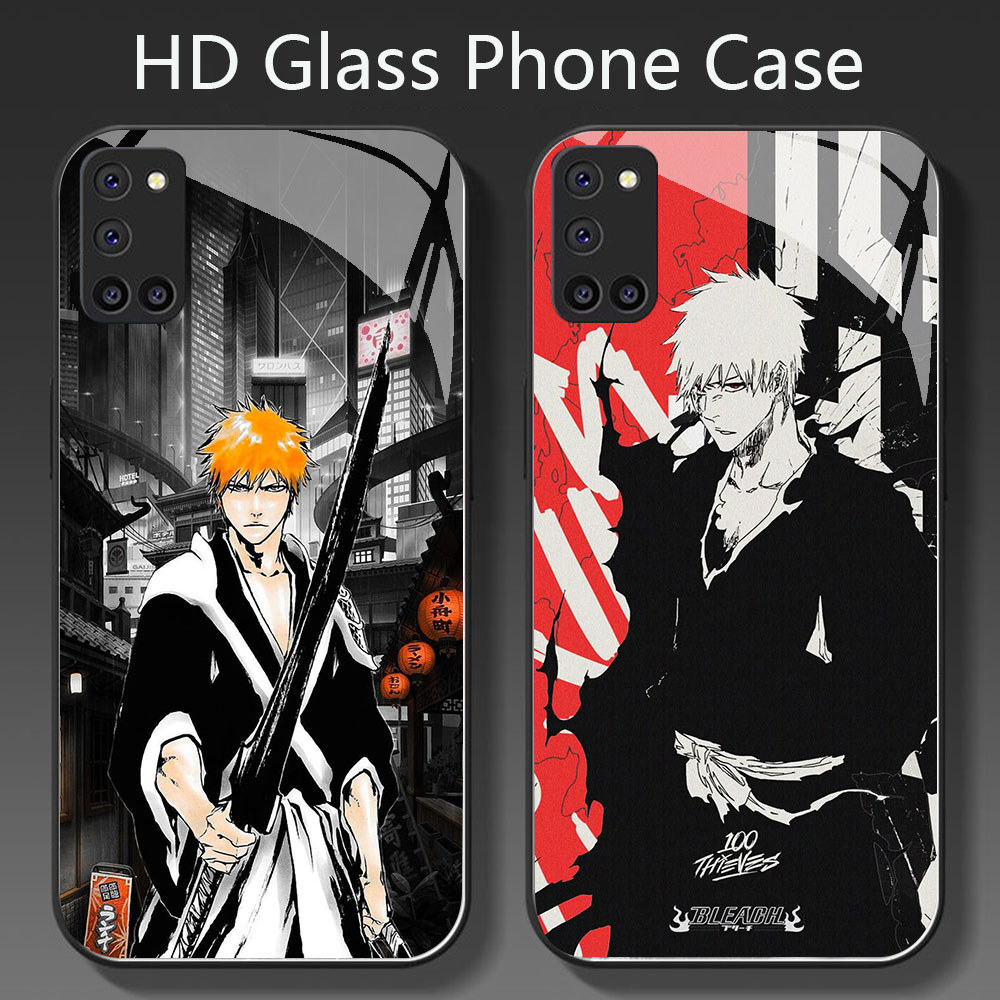 BW-41 Bleach HD Glass Casing untuk OPPO A92 A72 A94 A52 F19 Reno 5 5F Lite Pro