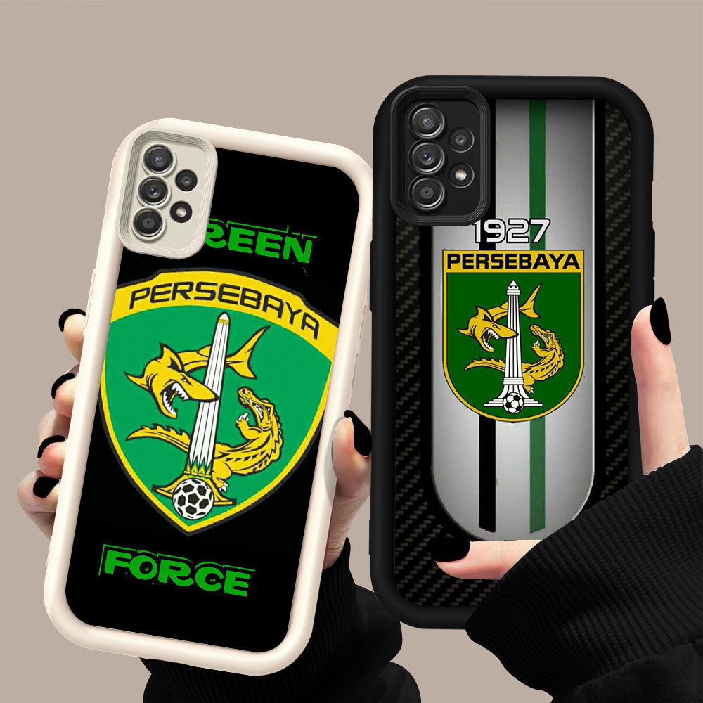 GK-68 Persebaya Surabaya Silikon hitam putih Casing untuk Realme C85 Pro