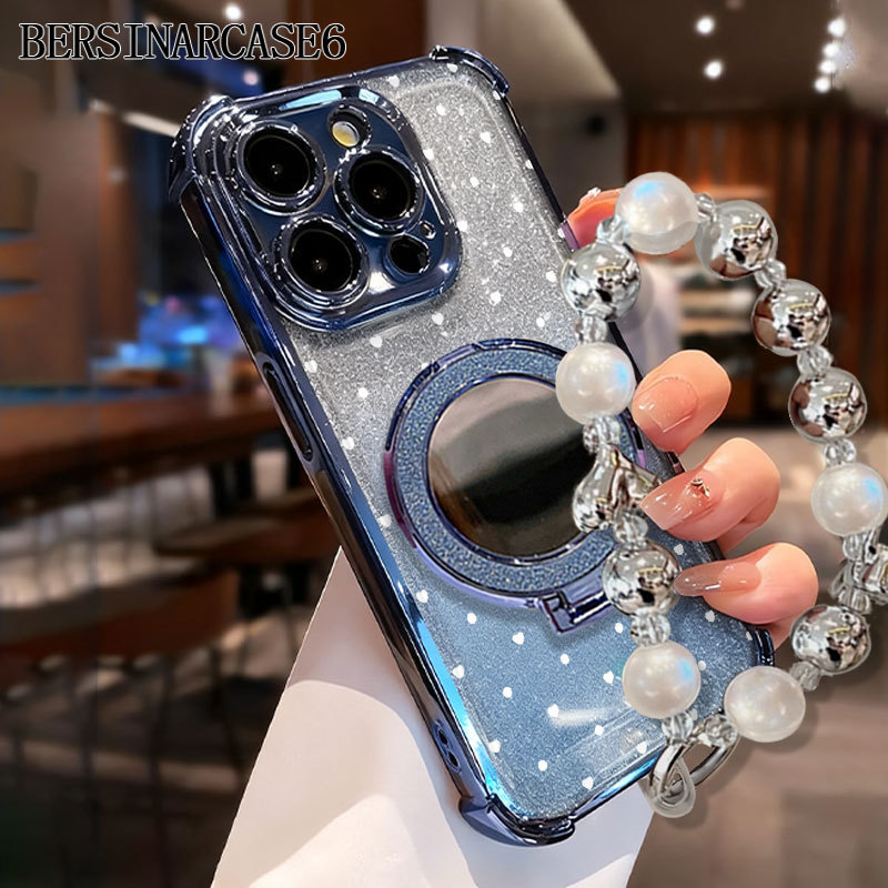 Case Redmi 13C A1 10 10C 13C 9T Case Dengan Stand Cermin Bracket Stand Soft Case Redmi Note 9 Note 1