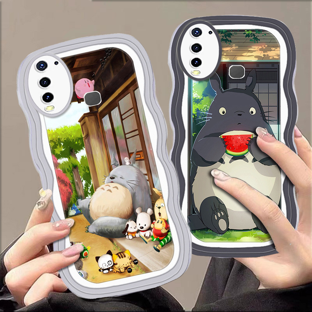 C-41 Totoro Anime Casing untuk VIVO Y17 Z3 Z1 Pro Y12 Y19 Y15 TPU Case