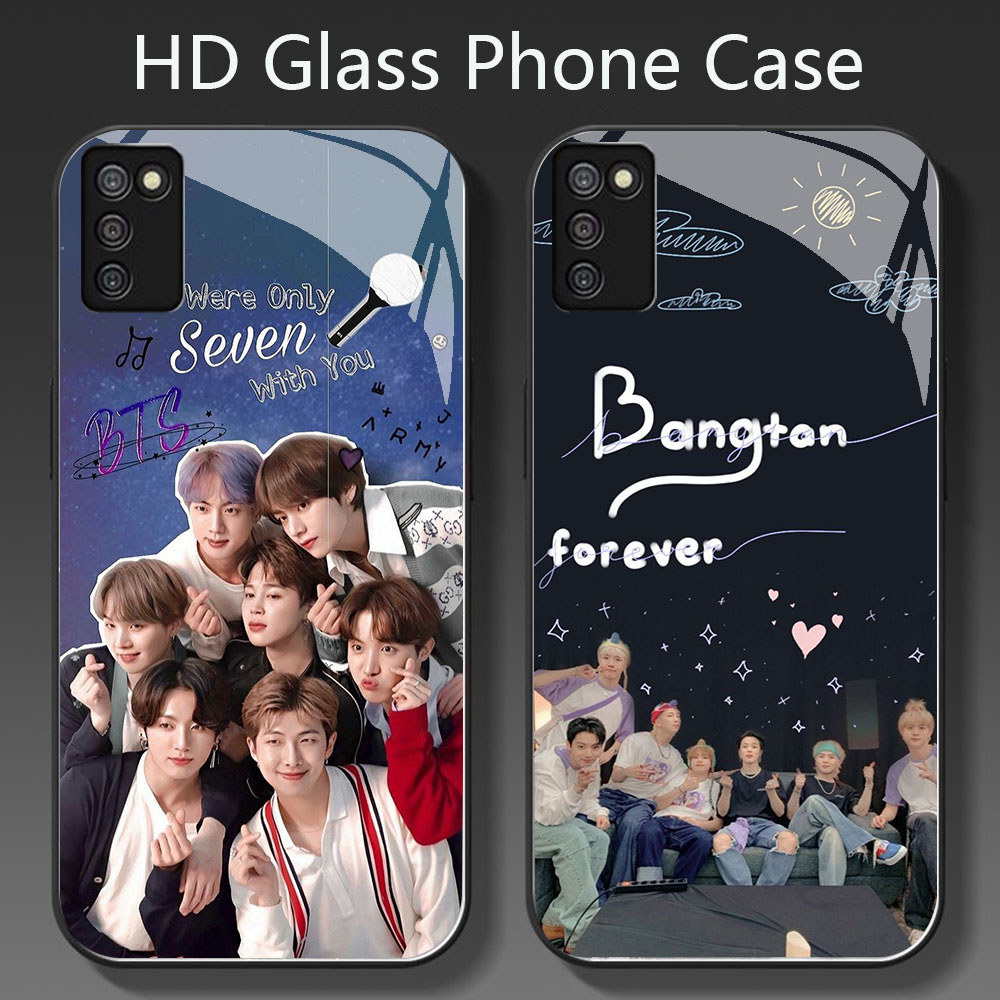 BW-4 Bangtan Forever BTS HD Glass Casing untuk Samsung A03S A71 M02S A02S A51