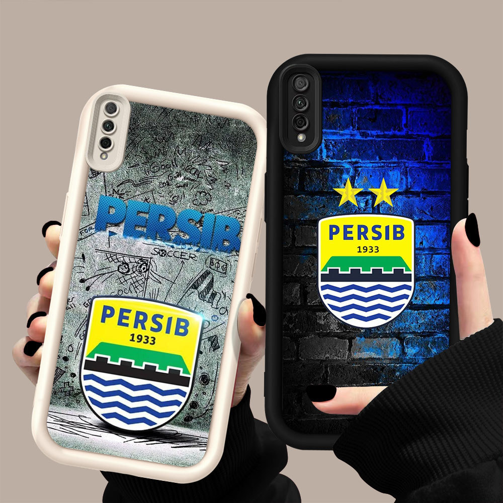 GK-39 Indonesian Persib Silikon hitam putih Casing untuk Samsung A50 A50s A30s A02 A7 M02 A03 Core 2