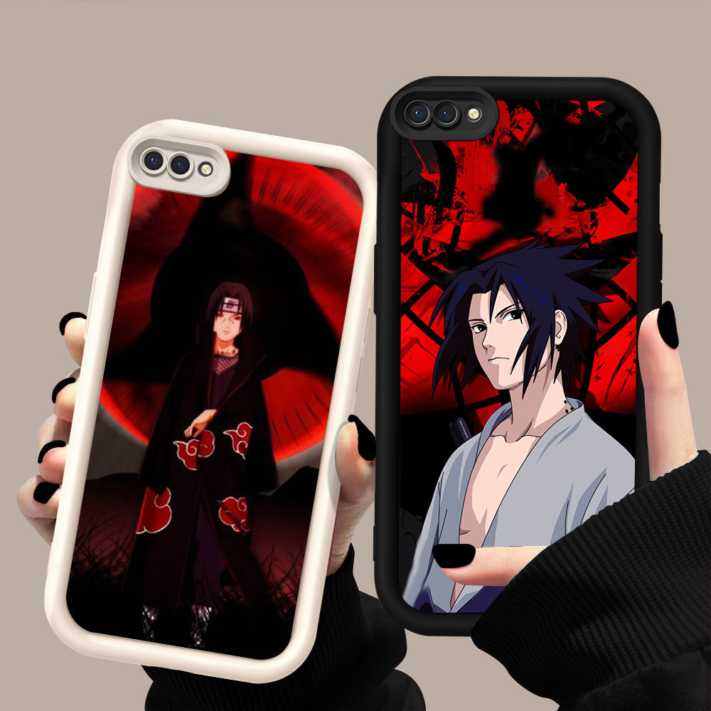 GK-59 Naruto Itachi Silikon hitam putih Casing untuk OPPO Realme A5 A3S C2 A1K A12s C2s A12E A12 201