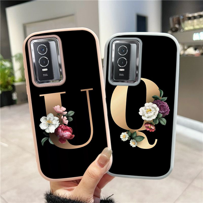 Casing hp Vivo V30 V30e V40 5G V50 Lite All Type Smartphone Casing Sofcase Transparan bergelombang A