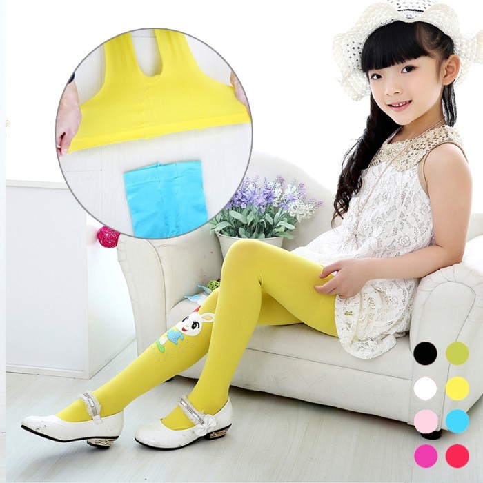 Pantyhose Kartun Anak-anak Pantyhose Lucu Warna Permen Beludru Pantyhose Anak-anak Pantyhose Super E