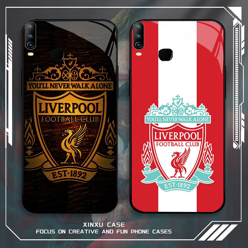 GK-43 Liverpool Glass Casing untuk VIVO Y95 Y85 2019 V9 Y91C Y11 Y19 Y12 Y91 X23 Y93 Y89 Y17 Y15