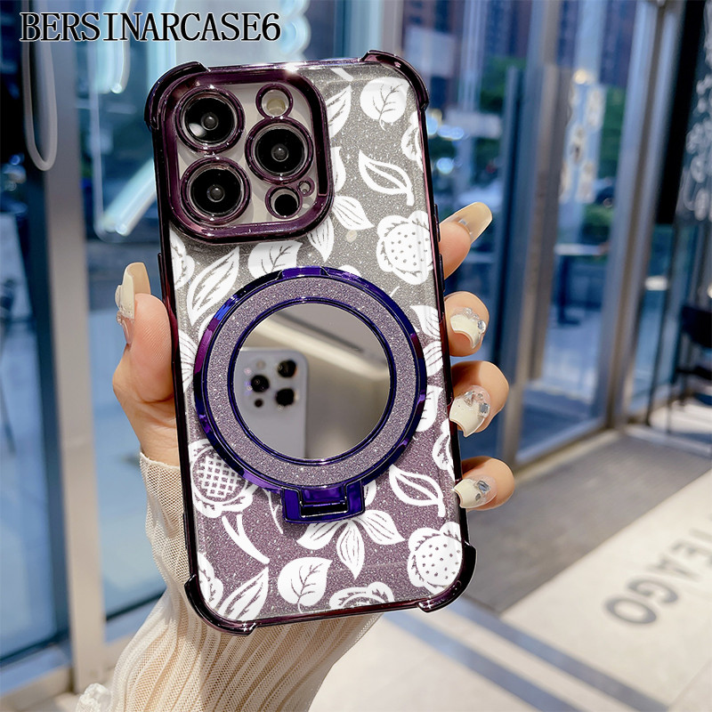 Case Redmi 10A 13C A1 10 10C 13C 9T Case Dengan Stand Cermin Bracket Stand Soft Case Redmi Note 9 No