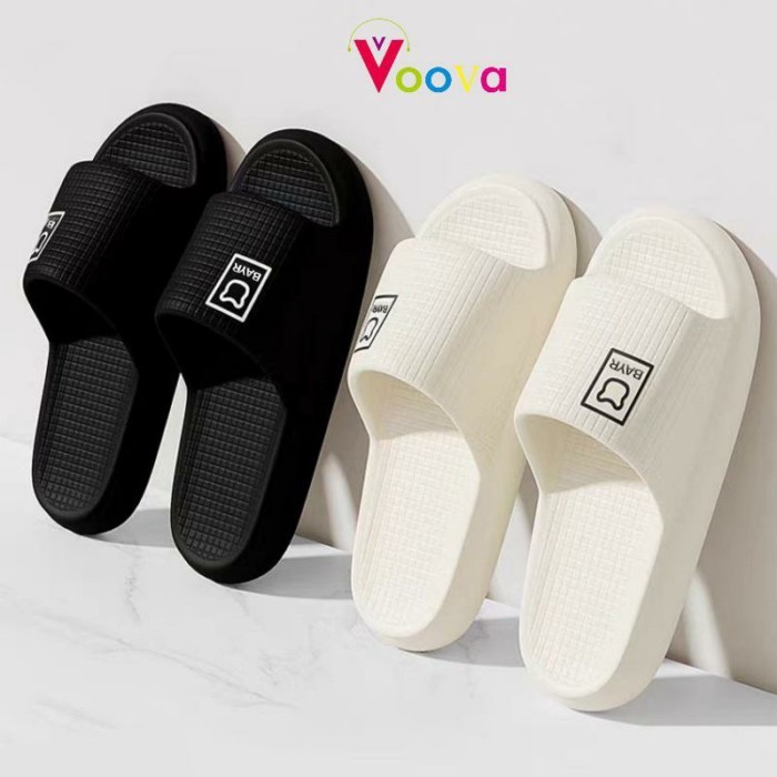 VOOVA Sandal Selop Wanita Sandal Pria Sol Tebal Sol Empuk Sandal Anti Slip