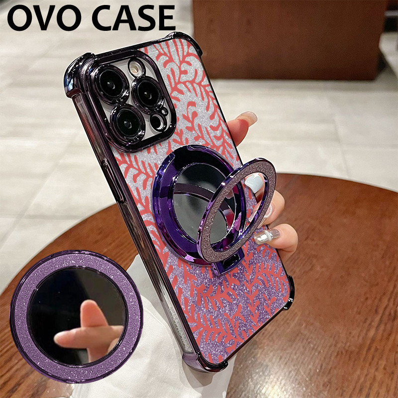 Glitter Card Case Oppo A18 A31 A12S A33 Dengan Stand Casing Oppo A36 A17 A37 A38 Cermin Oppo Casing 