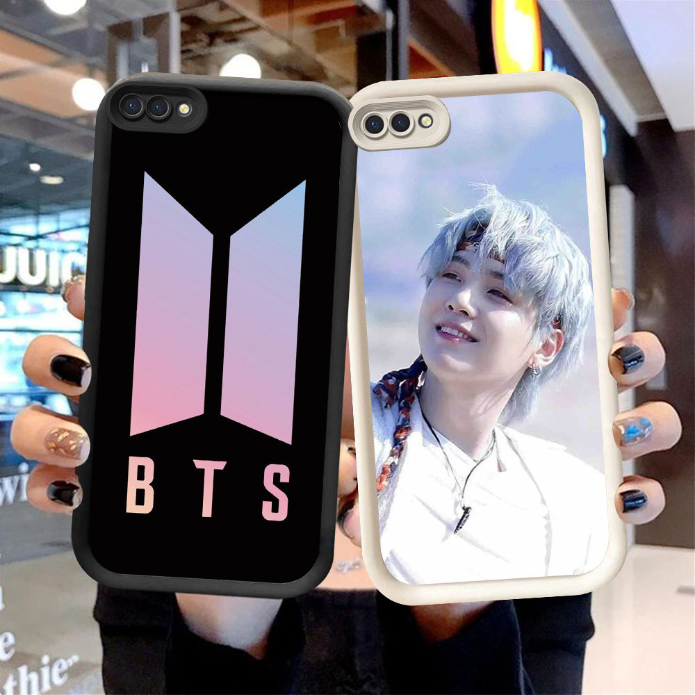 SD-34 BTS ARMY Shockproof Casing untuk OPPO A5 A5X A3S A1K A12E Realme 14 14T C2 C2s