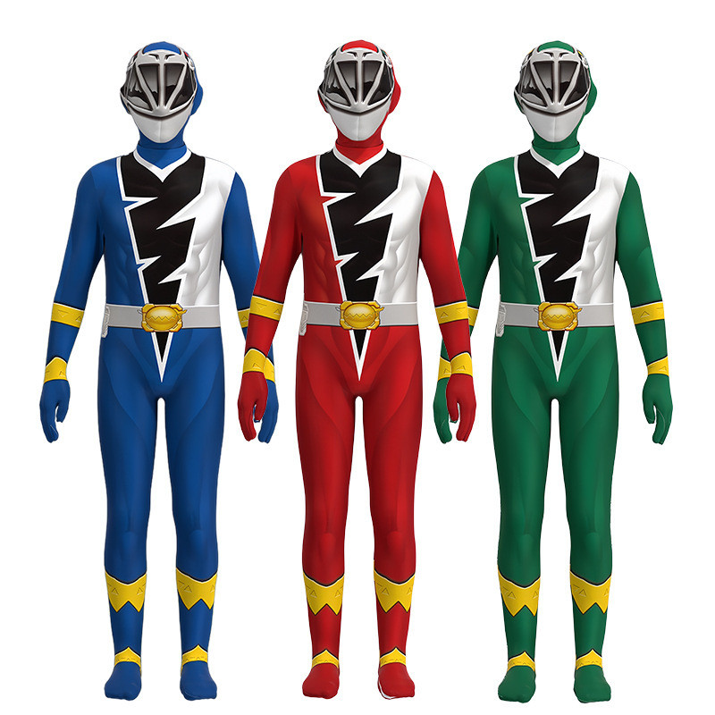 Kostum Cosplay Bodysuit Tim Naga Ksatria Halloween Terlaris Amazon Kostum Satu Potong untuk Pertunju