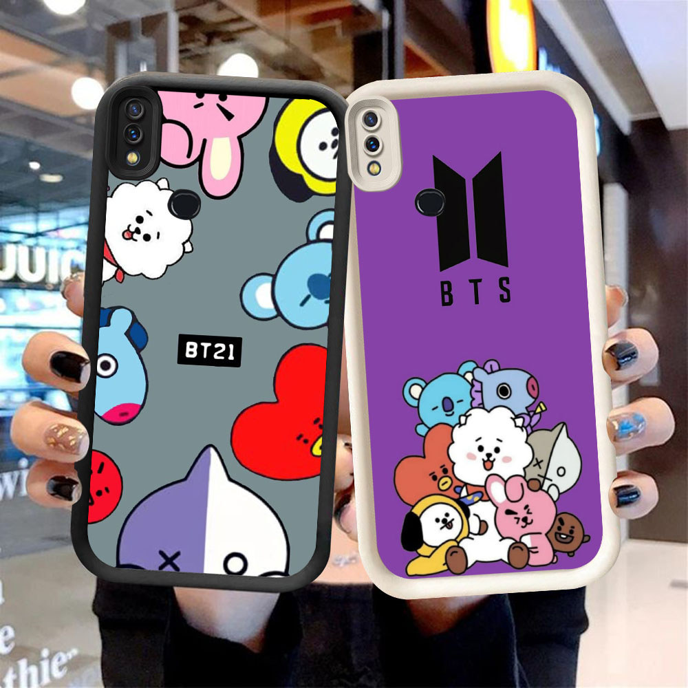 SD-2 BTS BT21 Shockproof Casing untuk Samsung A10S A30 A20S A36 A20 A11 A21S A10 A56