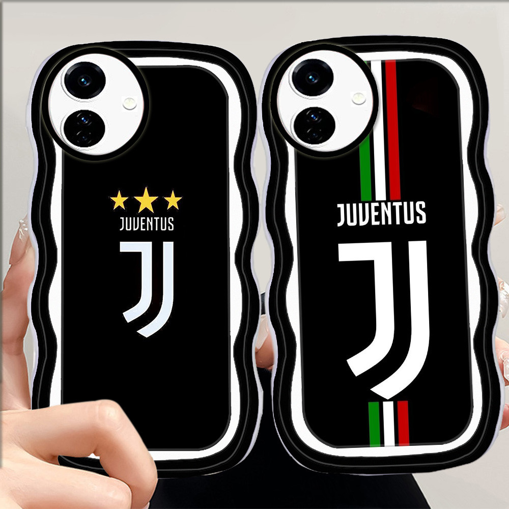 C-28 J-JuventusFC Casing untuk OPPO Reno 13F 10 Realme C55 9 A79 Note 60 C33 C67 11F Pro 5G TPU Case