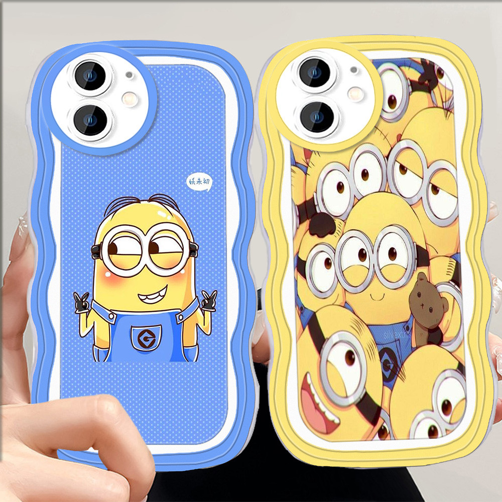 C-12 Minions Casing untuk iPhone 12 Mini Xs 11 X XR Pro Max TPU Case