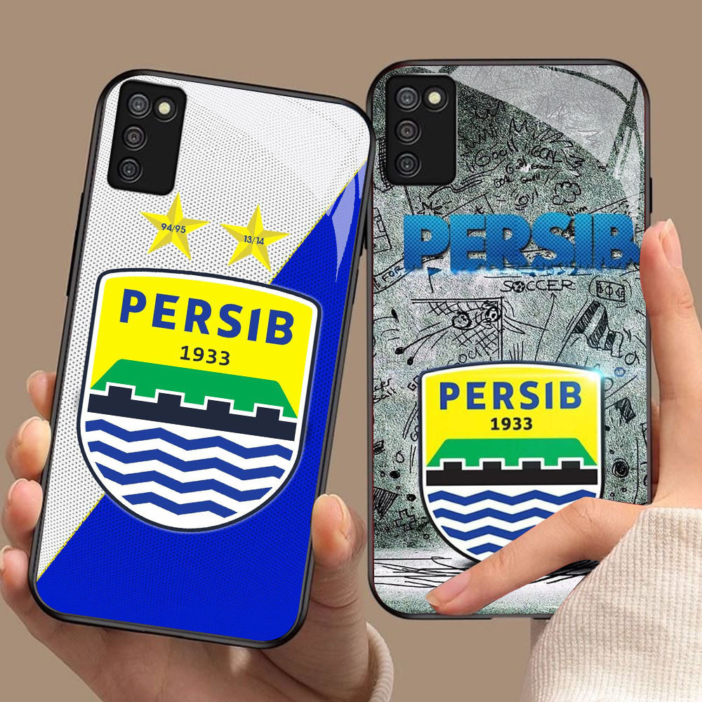 YS-16 Persib Bandung HD Glass Casing untuk Samsung A03S A71 M02S A02S A51
