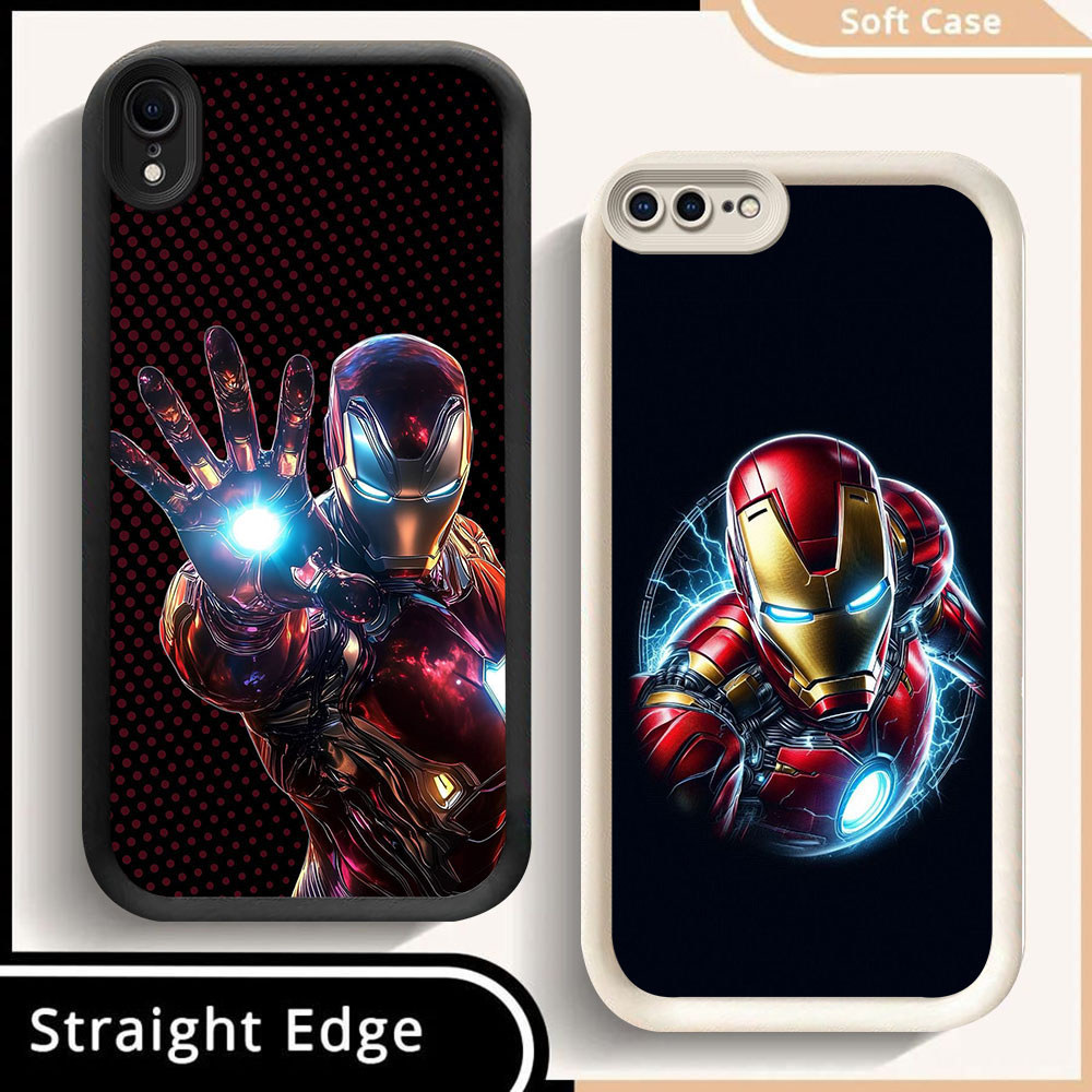 SD-85 Iron-Man Shockproof Casing untuk iPhone XR X XS 6 7 8 Max Plus