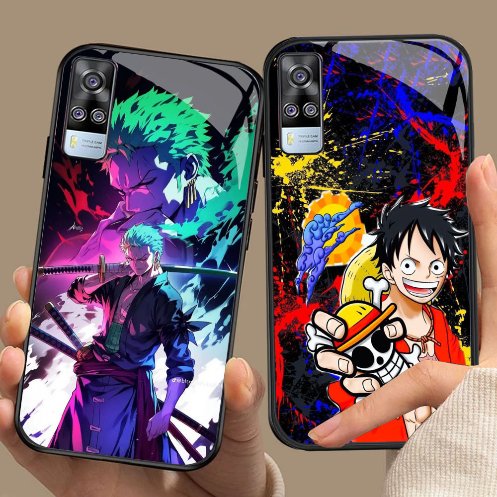 BW-78 One Piece HD Glass Casing untuk VIVO Y51 V21E Y31 Y52 V21S V21 V20 Y53S