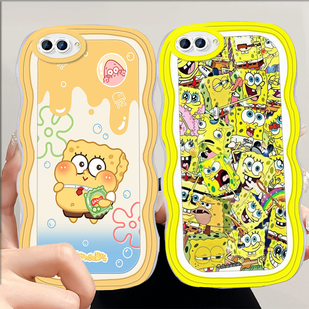 C-46 Spongebob Casing untuk OPPO A39 A37 A71 A83 F1S Realme C2S A3S C2 F3 Plus TPU Case
