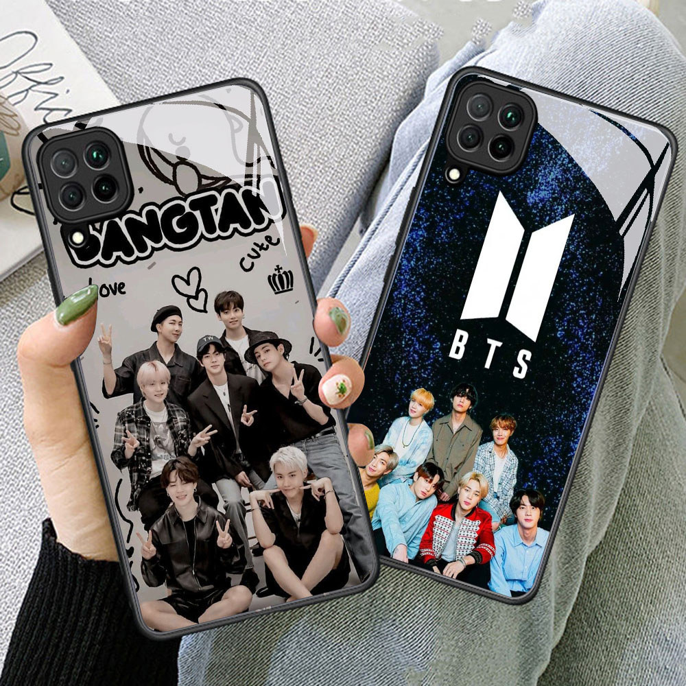 TS-44 BTS ARMY HD Glass Casing untuk Samsung A12 M32 M12 A22 5G