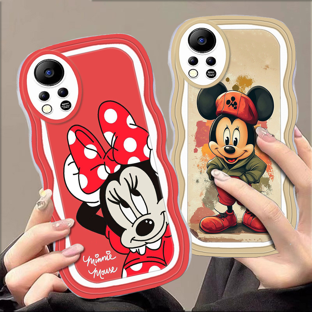 C-14 Mickey Mouse Casing untuk Infinix HOT Note 11S 11 NFC 2021 Pro TPU Case