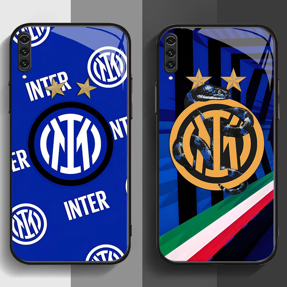 SD-84 Inter FC HD Glass Casing untuk Samsung A50 A70S A70 A10 A02 A7 Note 10 Pro Plus