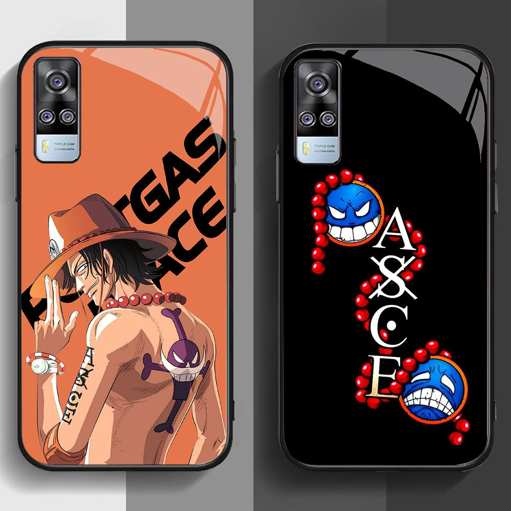 SD-68 One Piece Ace HD Glass Casing untuk VIVO Y51 V21E Y31 Y52 V21S V21 V20 Y53S