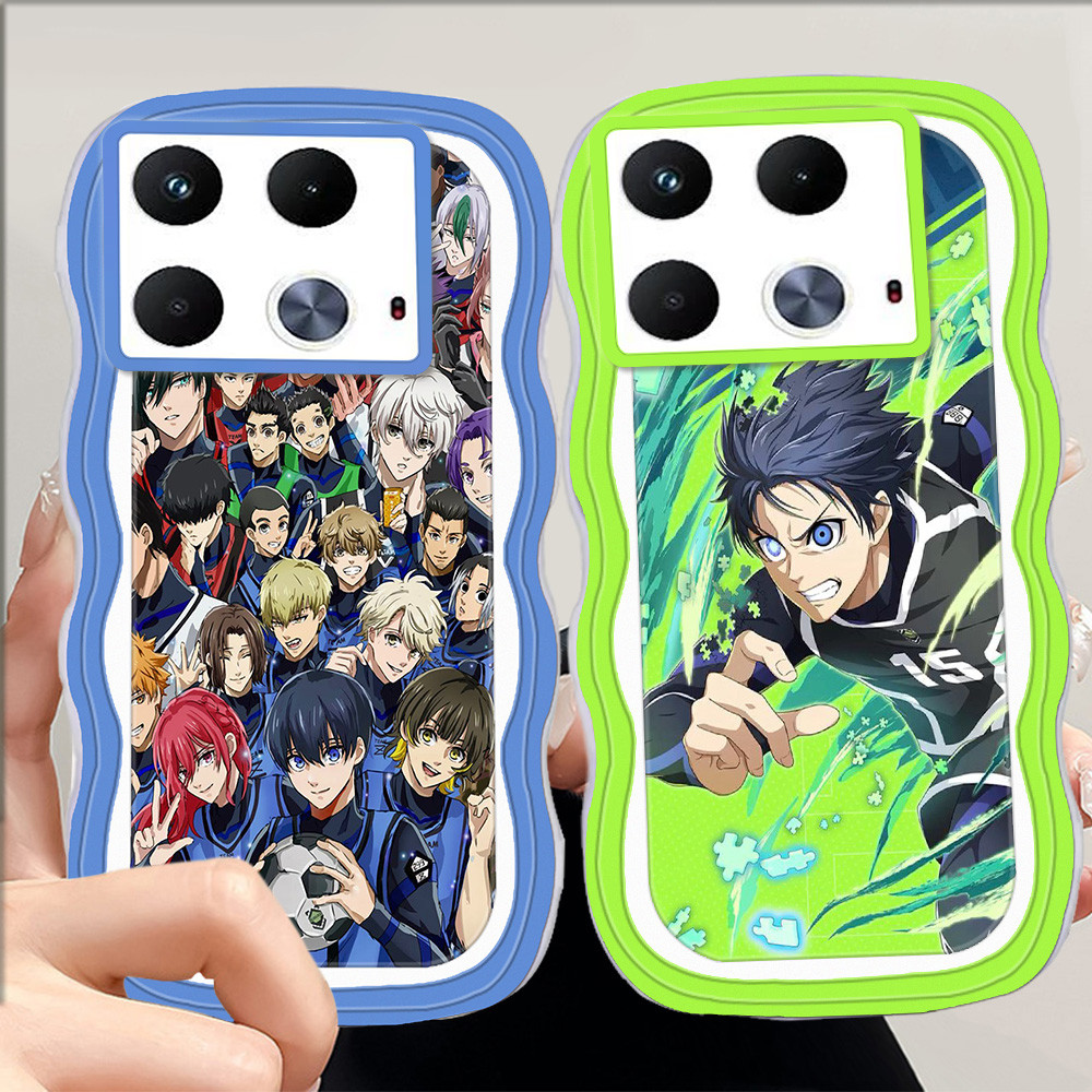 C-1 Blue Lock Casing untuk Infinix Note 40S GT 30 10 20 40 Pro TPU Case