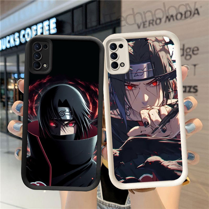 GK-59 Naruto Itachi Silikon hitam putih Casing untuk OPPO Realme Reno Find Narzo X3 6 N63 A5i N53 5 