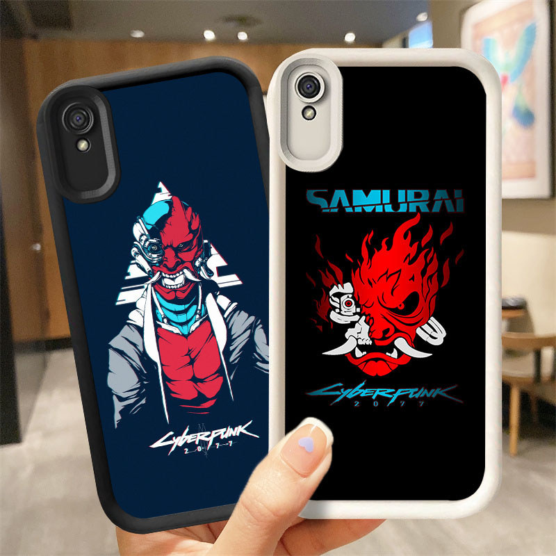 MH16 Cyberpunk 2077 Casing untuk Xiaomi Redmi Note POCO M4 9A 7 M3 9T Pro Kasus