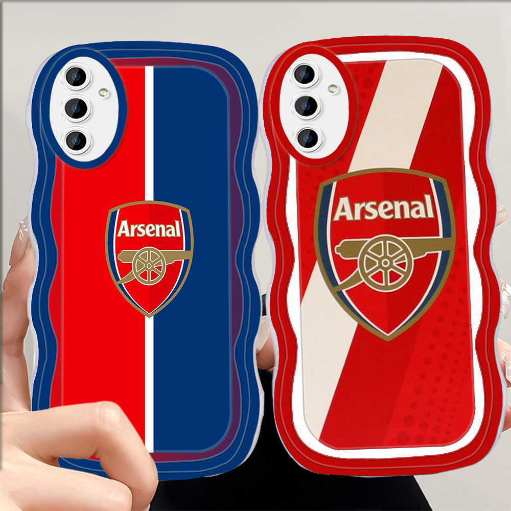C-8 Arsenal Football Club Casing untuk Samsung A13 A32 A23 A53 A52S A72 A52 A33 5G TPU Case