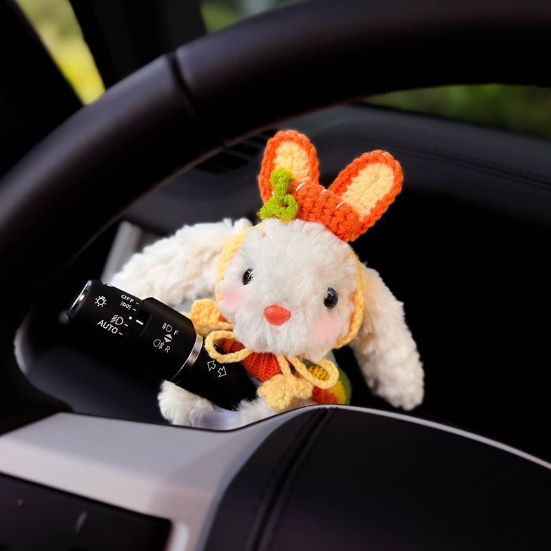 Hiasan Interior Dasboard Mobil Figurine Dekorasi Lampu Kemudi Wiper Kaca Kelinci Lucu Aksesori Mobil
