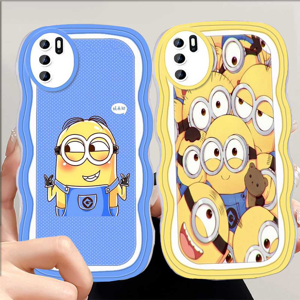 C-12 Minions Casing untuk OPPO A16 A54 A54s A55 A16s 5G TPU Case