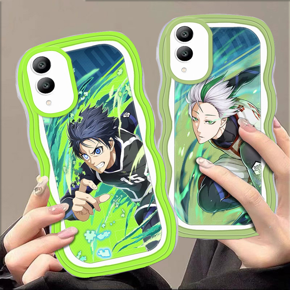 C-1 Blue Lock Casing untuk VIVO Y17S V17 V19 Y19S Pro Y19 5G GT TPU Case