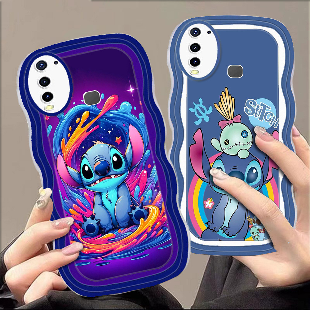 C-20 Stitch Casing untuk VIVO Y17 Z3 Z1 Pro Y12 Y19 Y15 TPU Case