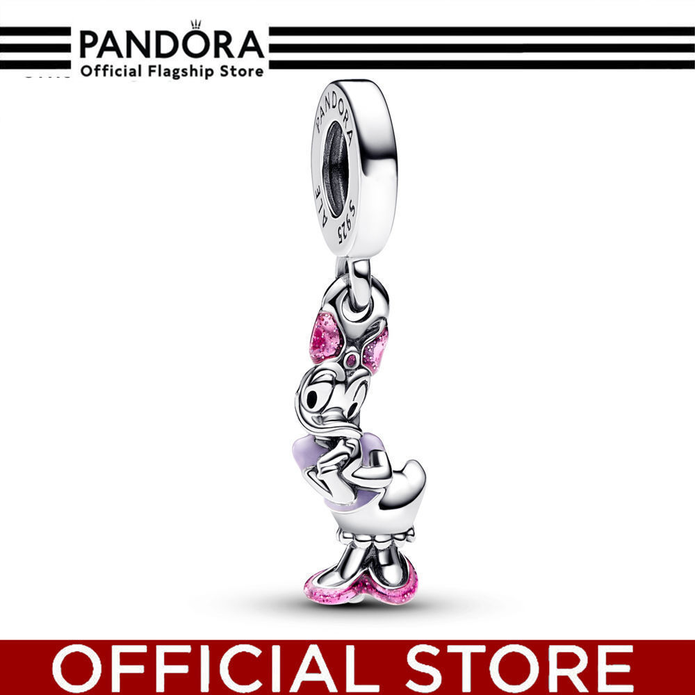 100% Asli Pandora Disney Daisy Sterling Silver Dangle