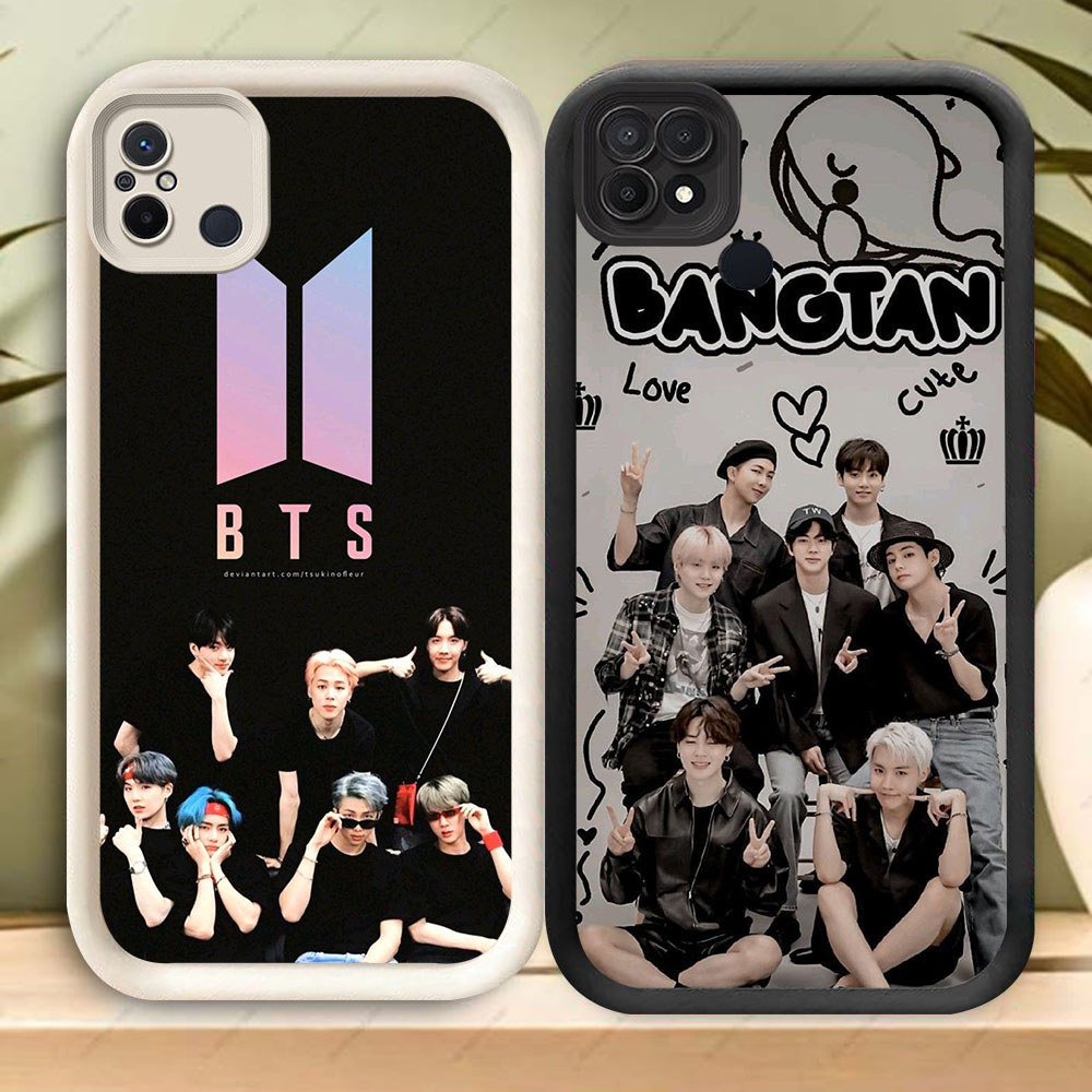 TS-44 BTS ARMY Shockproof Casing untuk Xiaomi Redmi 9C 11A 12C 10C NFC POCO C55 C31