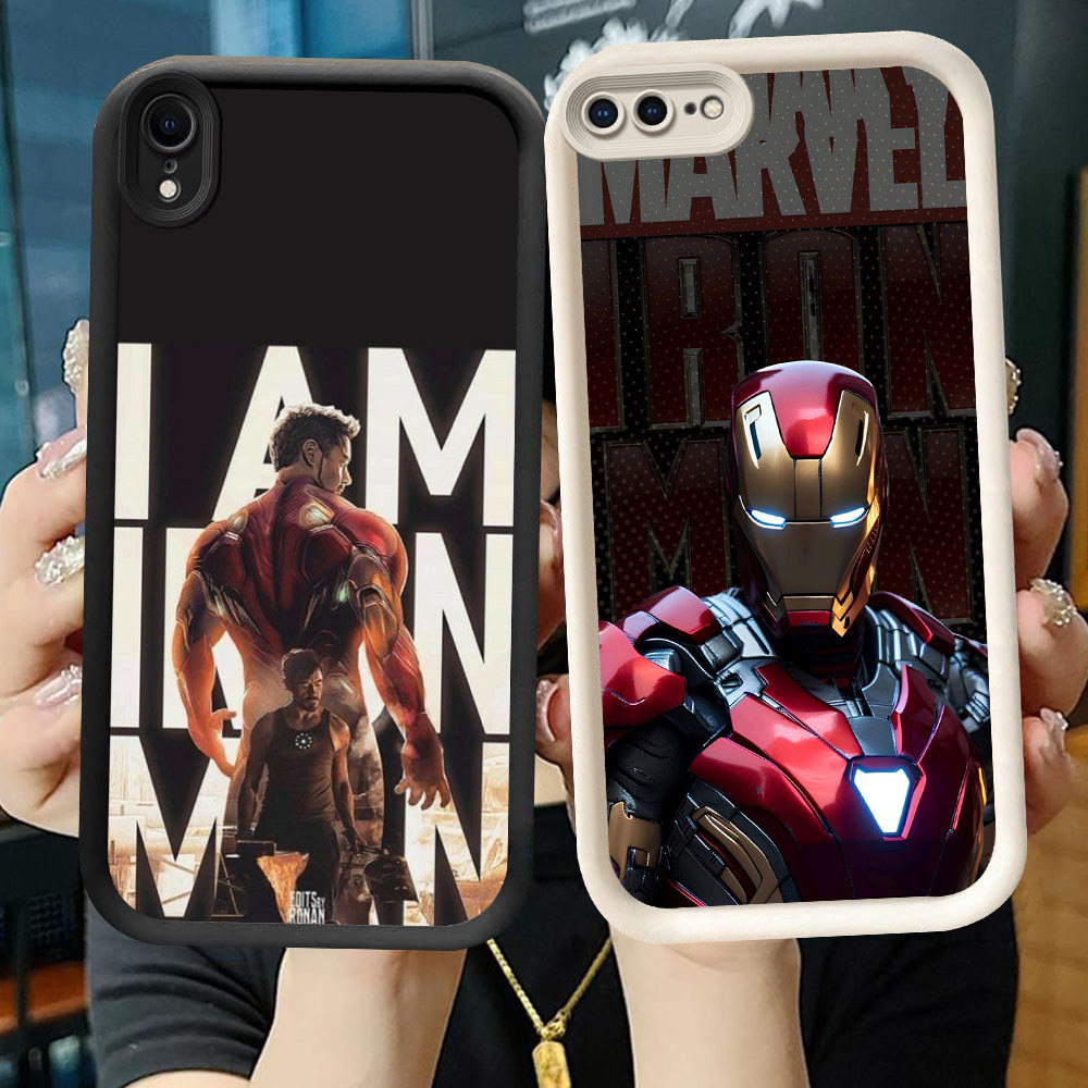 TS-62 Iron Man Shockproof Casing untuk iPhone XR X XS 6 7 8 Max Plus