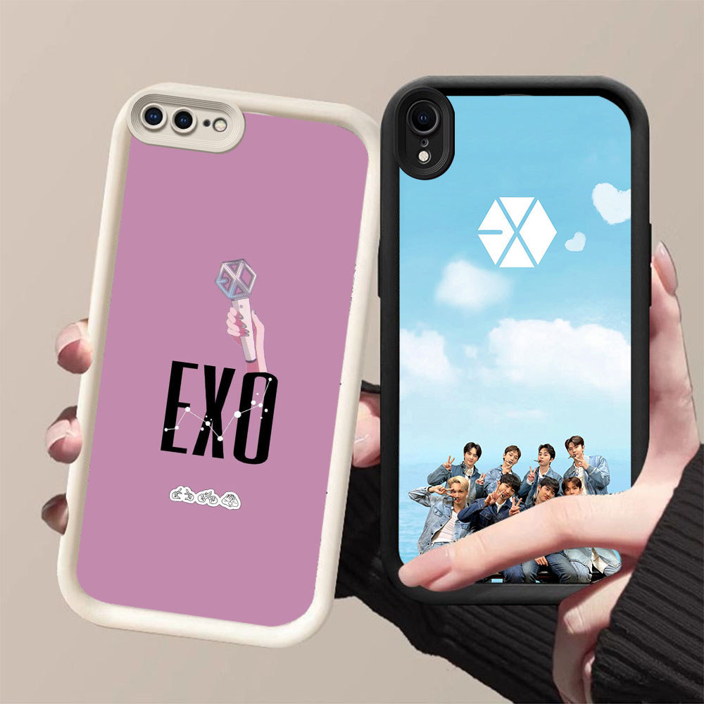 SD-48 EXO Shockproof Casing untuk iPhone XR X XS 6 7 8 Max Plus