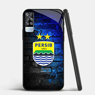 GK-39 Indonesian Persib Glass Casing untuk VIVO V21 Y51 Y52 V21E V20 V21S Y31 Y53S 2020 5G