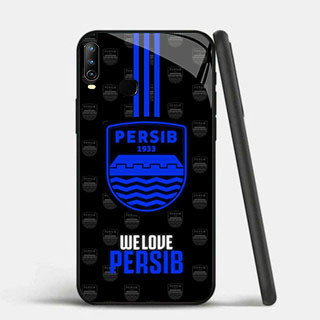 GK-69 Persib logo Glass Casing untuk VIVO Y95 Y85 2019 V9 Y91C Y11 Y19 Y12 Y91 X23 Y93 Y89 Y17 Y15