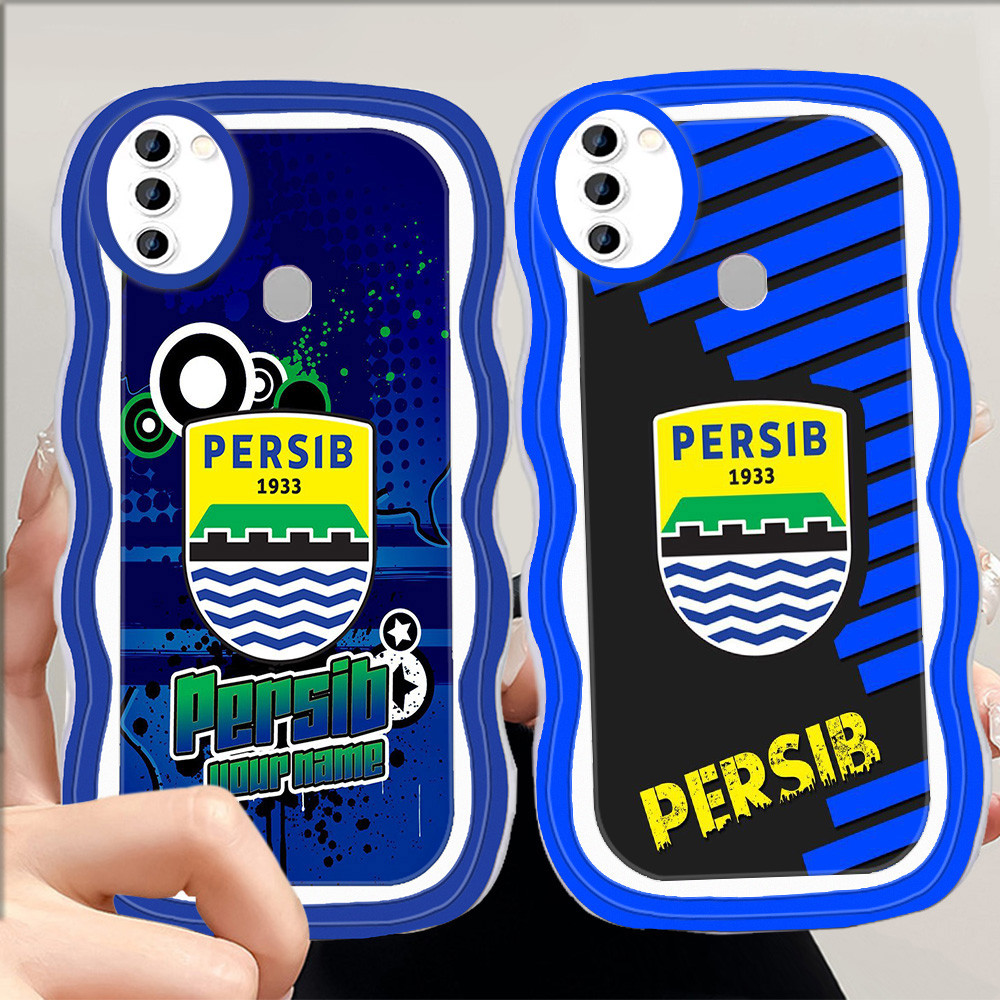 C-37 Persib Casing untuk Samsung A10S A20 M20 M10 M11 A21S A11 A10 A20S TPU Case