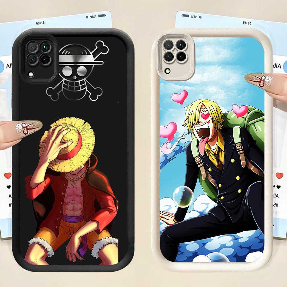 YS-74 Monkey D Luffy Shockproof Casing untuk Samsung A12 A22 J2 J4 J7 Pro Plus Prime 5G