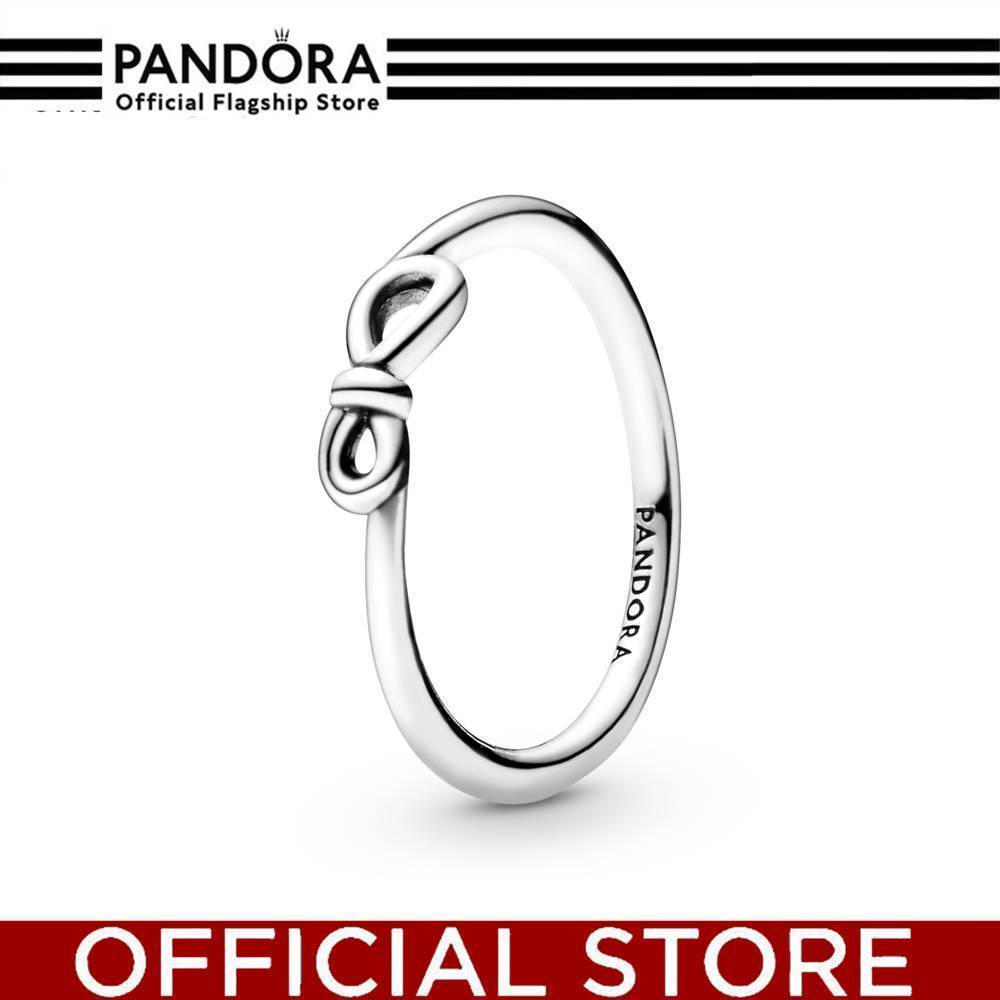 100% Asli Pandora Infinity Sterling Silver Ring Cincin Wanita Manis & Elegan | Perhiasan Cantik Untu