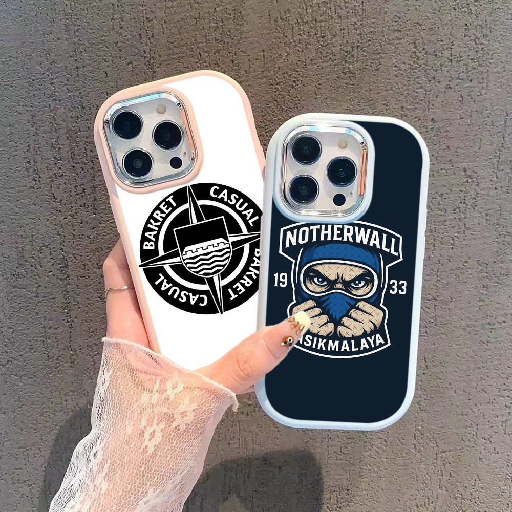 Softcase Silikon Plating Casing Hp Case untuk OPPO Reno13 F Reno11 F Reno8 T Reno7 Z 4G 5G KK93 Pers