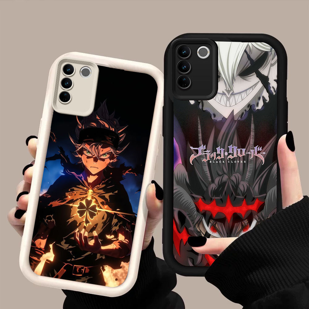 SD-32 Black Clover Shockproof Casing untuk VIVO V27E V27 V29 V29E Y200e Y100 Pro