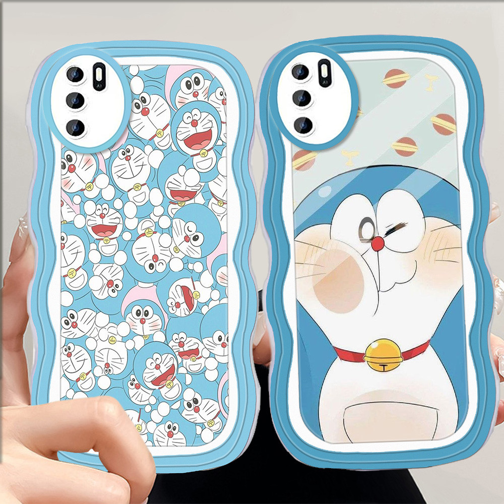 C-7 Cartoon Doraemon Casing untuk OPPO A16 A54 A54s A55 A16s 5G TPU Case